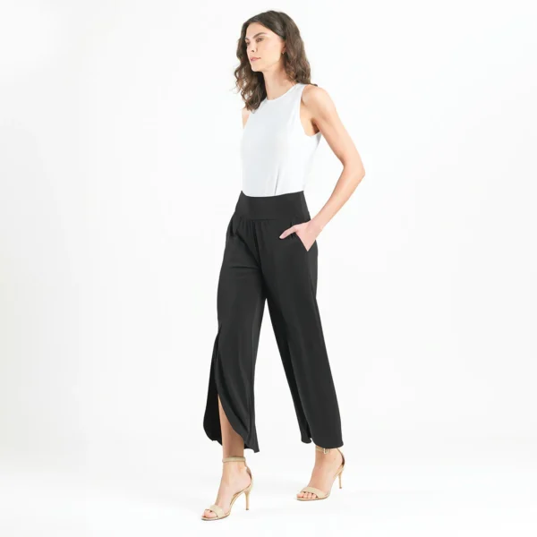 Clara Sunwoo Front Slit Ankle Petal Pant - Image 4